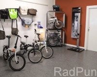 Tern Klappfahrräder im Verkaufsraum