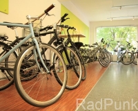 Fahrräder im Verkaufsraum